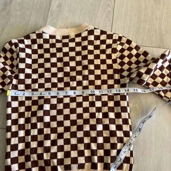 Find Me Now Presley Cutout Sweater Mahogany Size Small - Picture 4 of 9